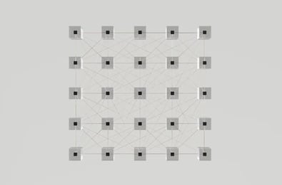 Interconnected systems show schematically how workflows work.