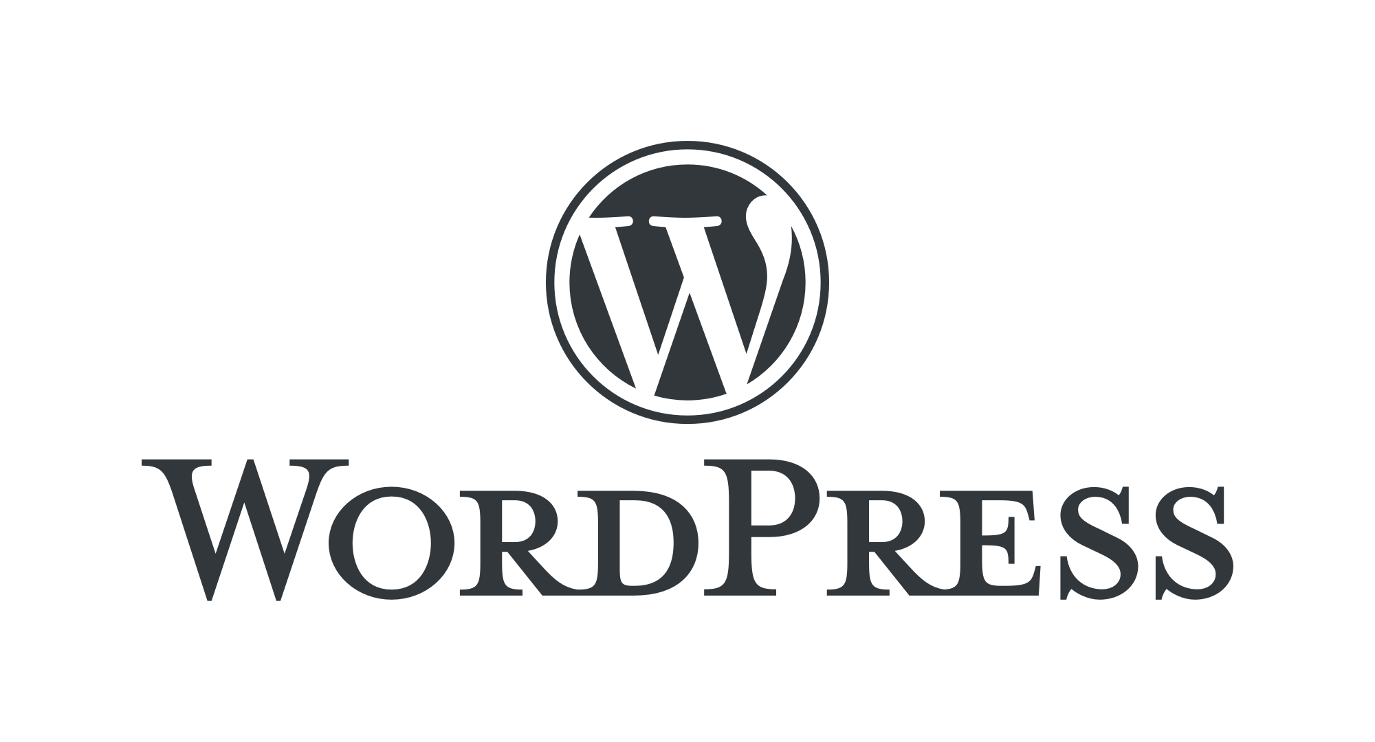 3 Möglichkeiten, wie WordPress Sie mehr kosten kann als HubSpot - Wordpress Logo in schwarz weiß